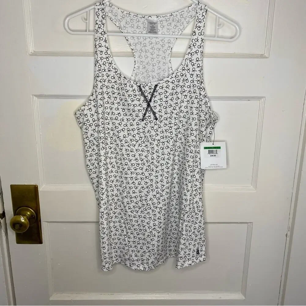 Calvin Klein Sleep Pajama Tank top L NWT